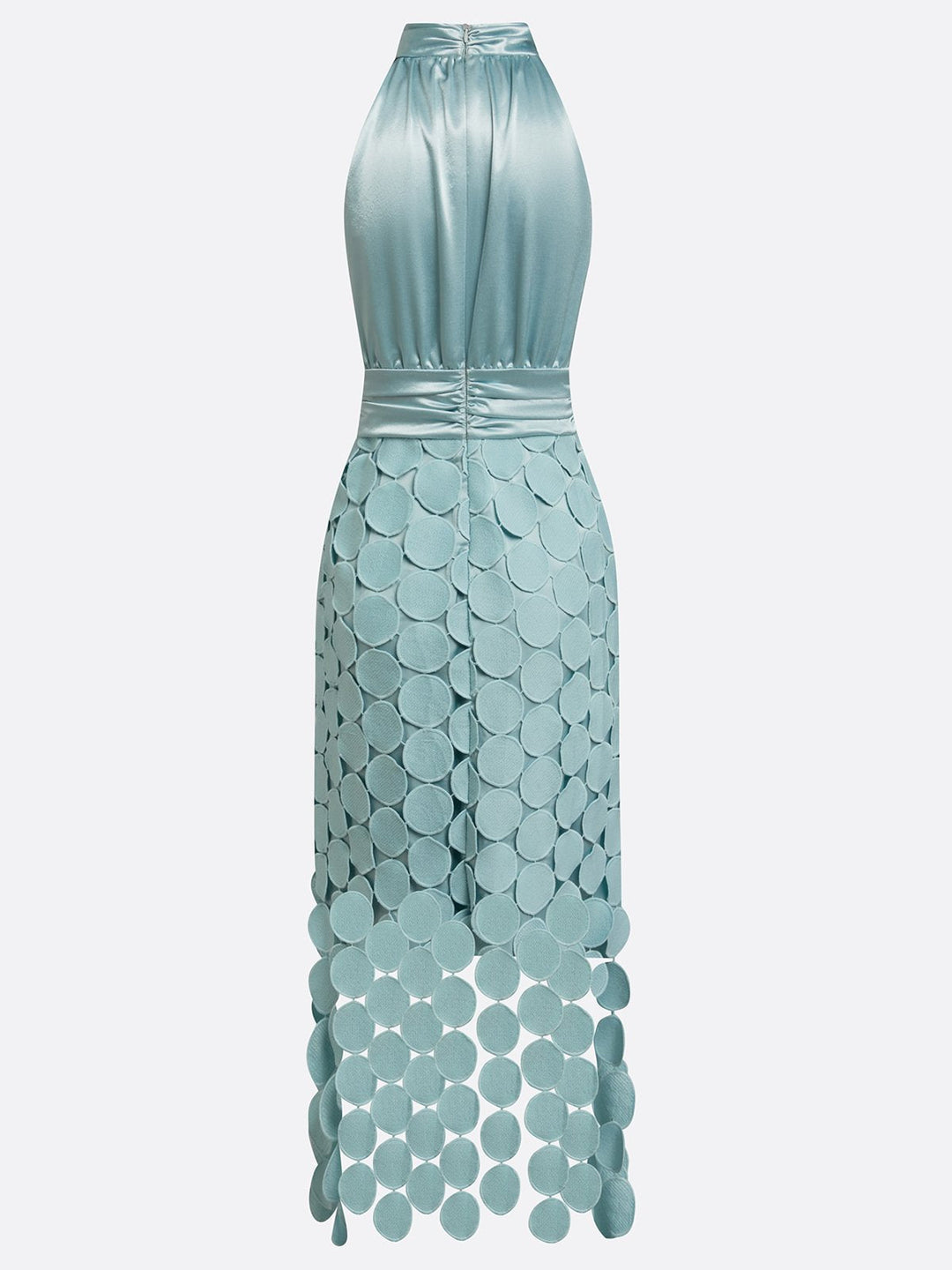 Amabel - Luxe Halter Midi Dress