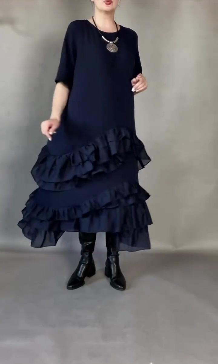 Elena - Soft-Touch Tiered Maxi Dress