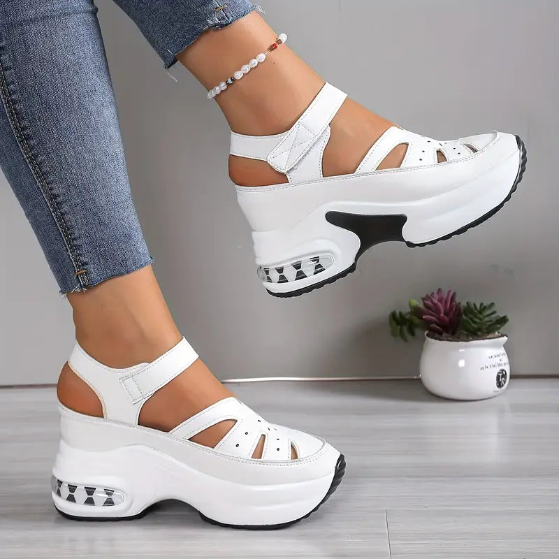 Taniae - Cushioned Orthopedic Wedge Sandals