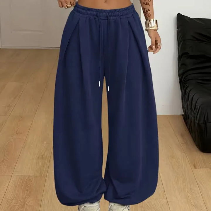 Annis - Relaxed Drawstring Wide Leg Trousers