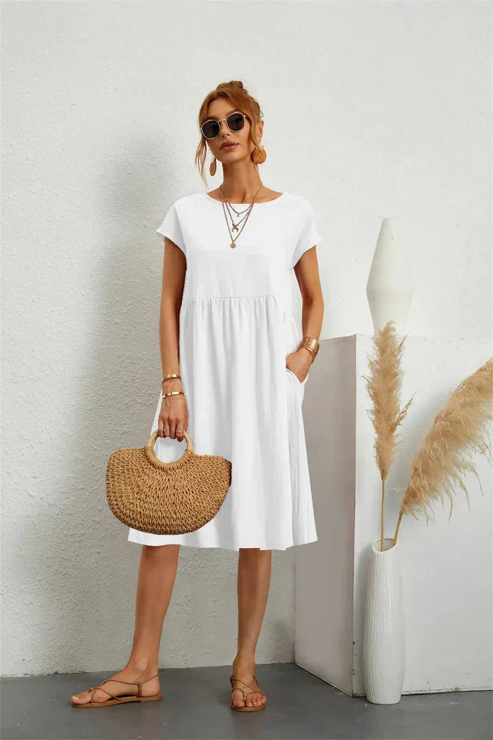 Avenyra - Soft-Touch Pocket Dress