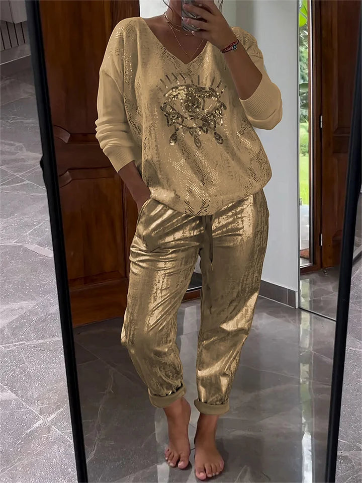 Noravelle - Soft-Touch Two-Piece Lounge Set