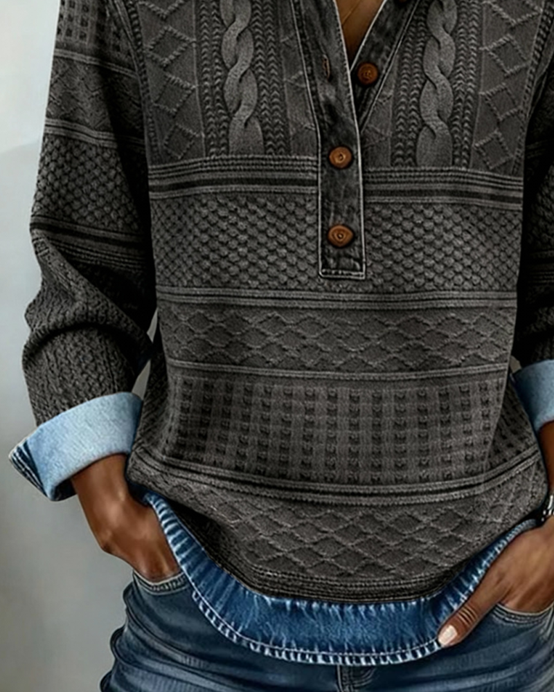 Orlissey - Textured Button-Up Shirt