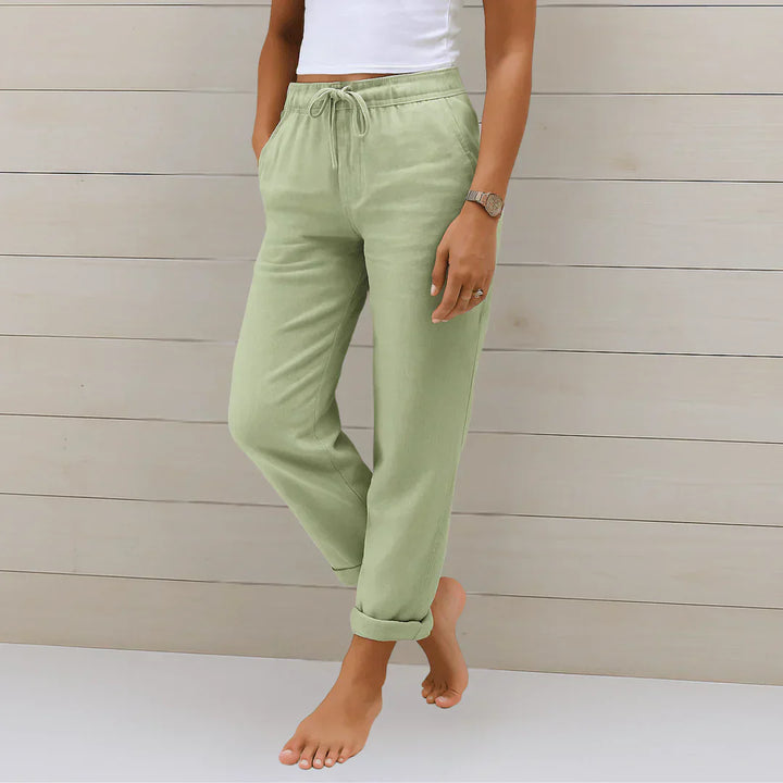 Quirina - Lightweight Linen Trousers