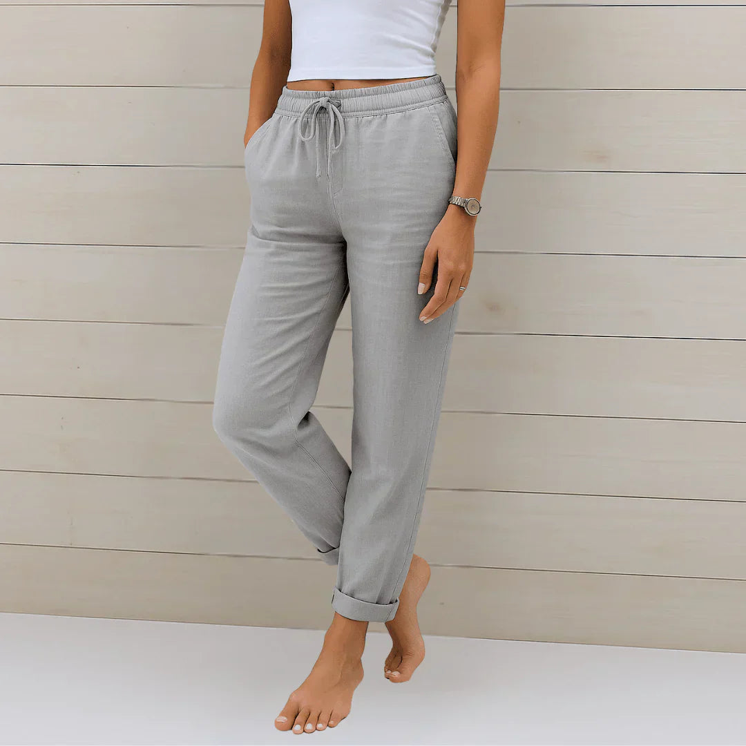 Quirina - Lightweight Linen Trousers