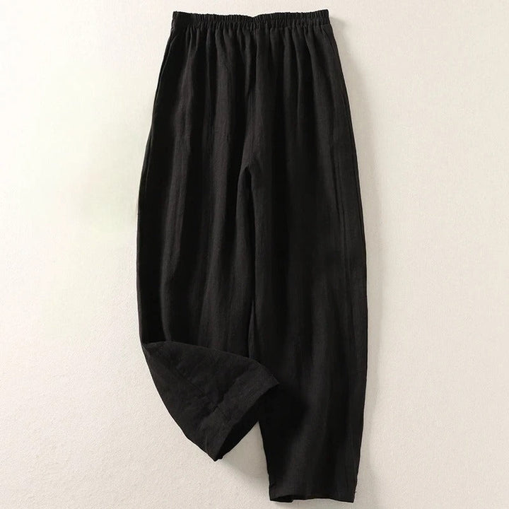 Giselora - Fluid Linen Trousers