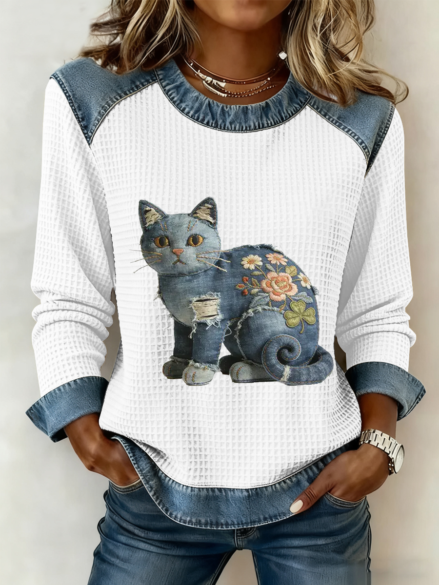 Maya - Soft-Touch Patchwork Top