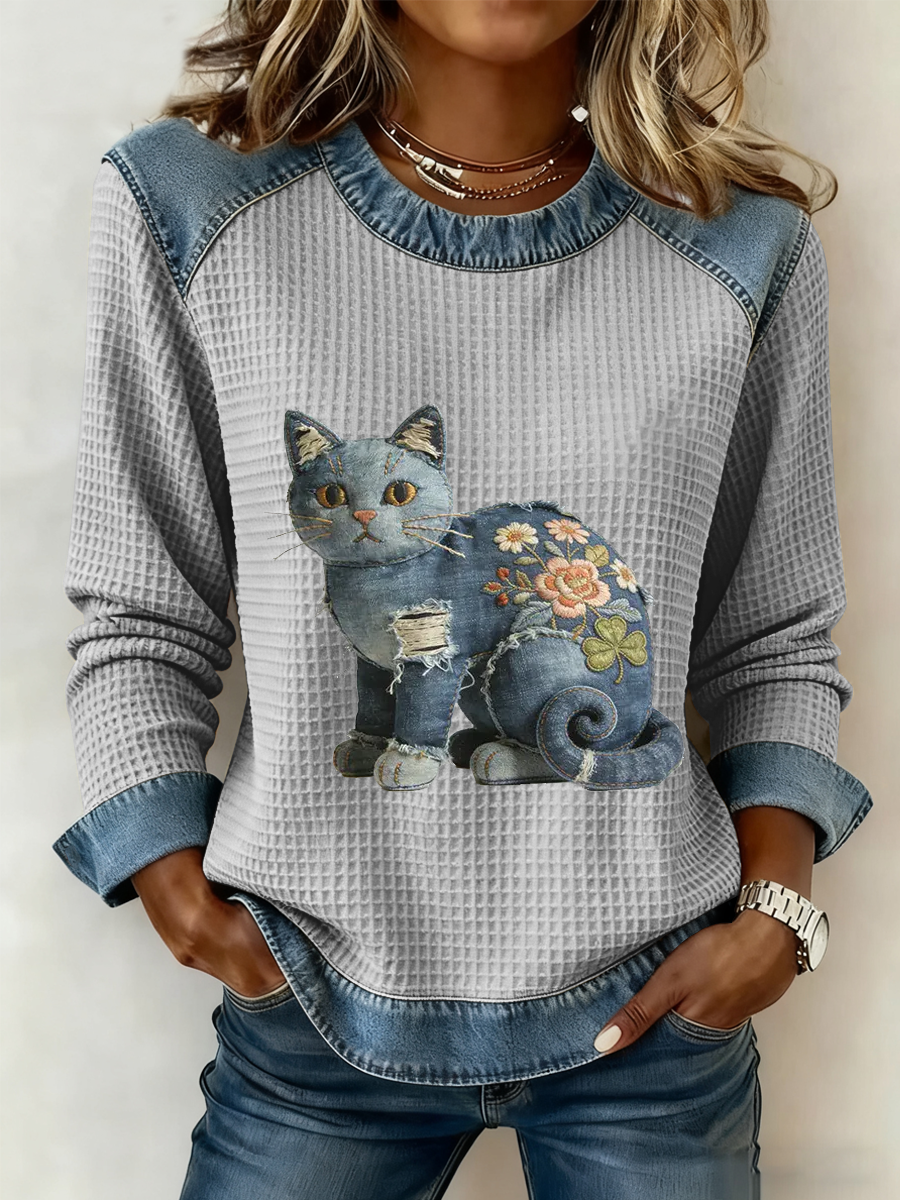 Maya - Soft-Touch Patchwork Top