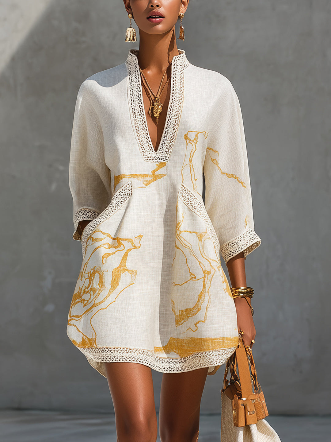 Isalyn - Soft-Touch Mini Dress