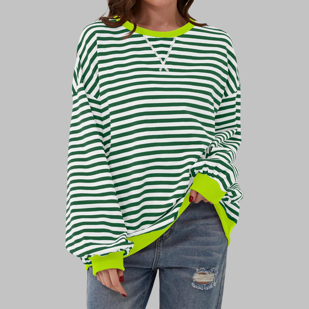 Amelia - Soft-Touch Striped Jumper