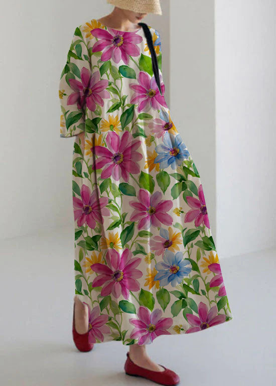 Olive - Breezy Patchwork Dress