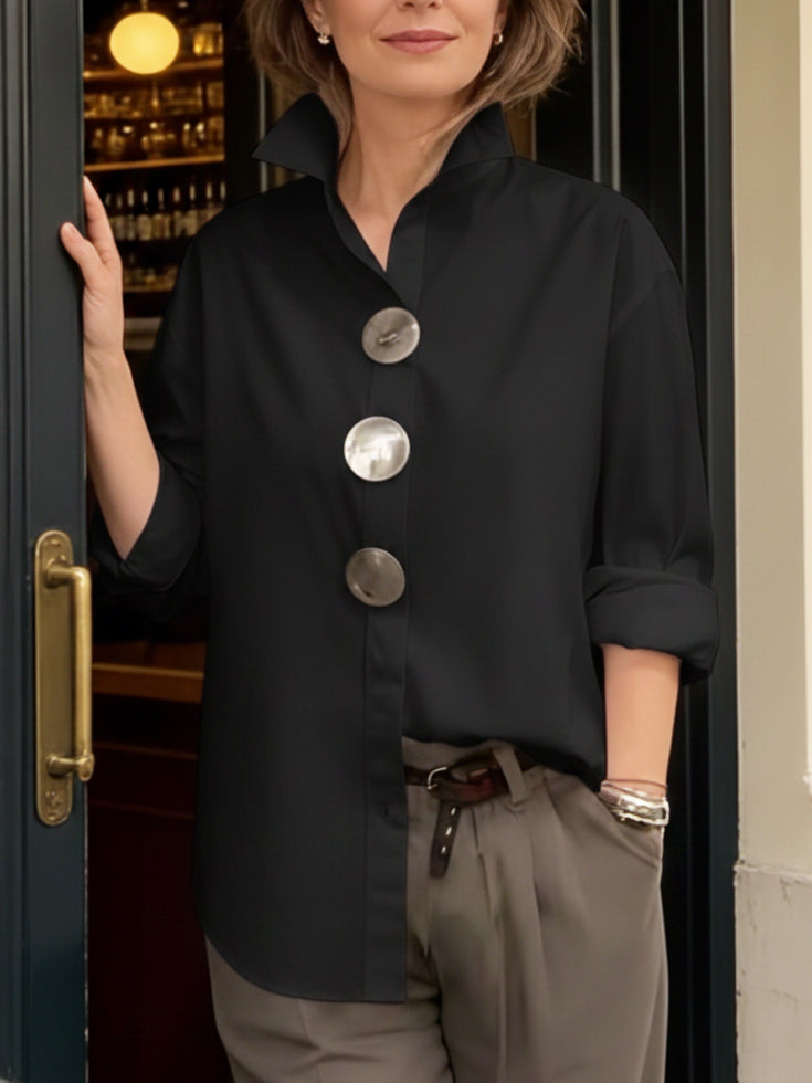 Marisen - Stylish Casual Button Blouse