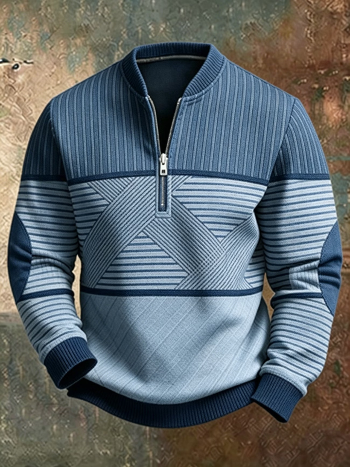 Caian - Premium Knit Half-Zip Sweater