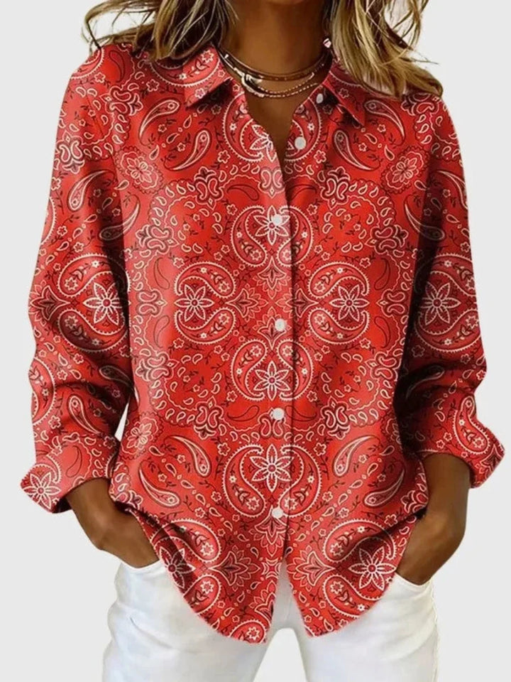Gillian - Premium Paisley Blouse