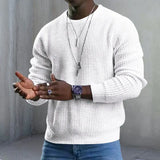 Beorn - Textured Crew Neck Knit Sweater