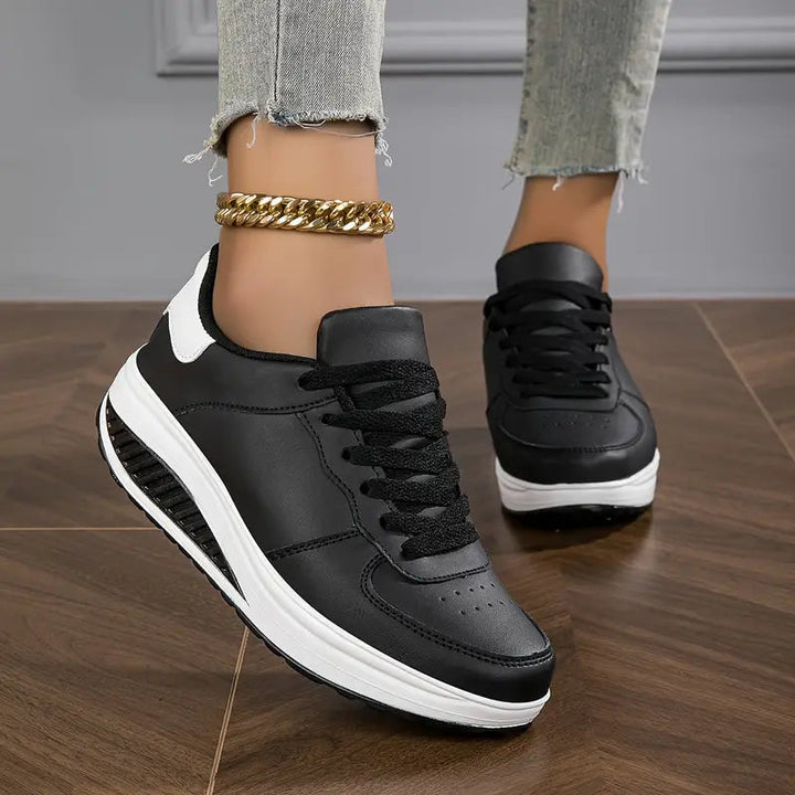Qira - Platform Lace-Up Sneakers