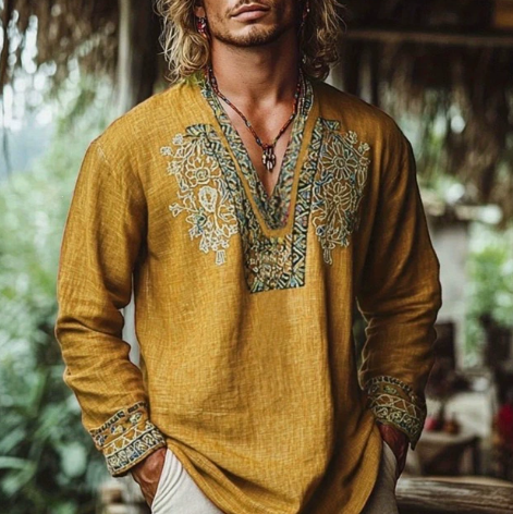 Milford - Breezy V-Neck Shirt