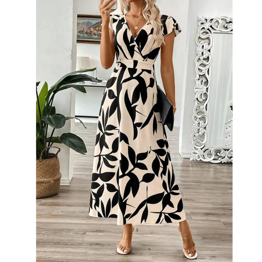Hanneli - Soft-Touch Wrap Maxi Dress