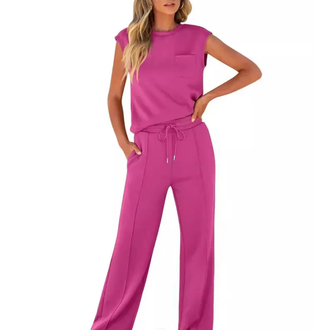 Tivaya - Soft-Touch Lounge Co-ord Set