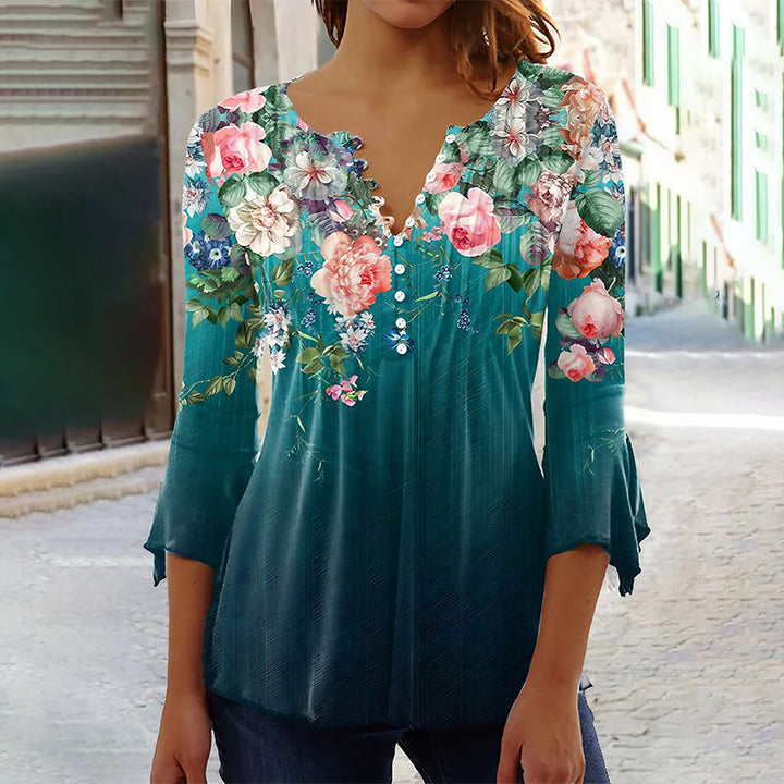 Devika - Floral Print Blouse