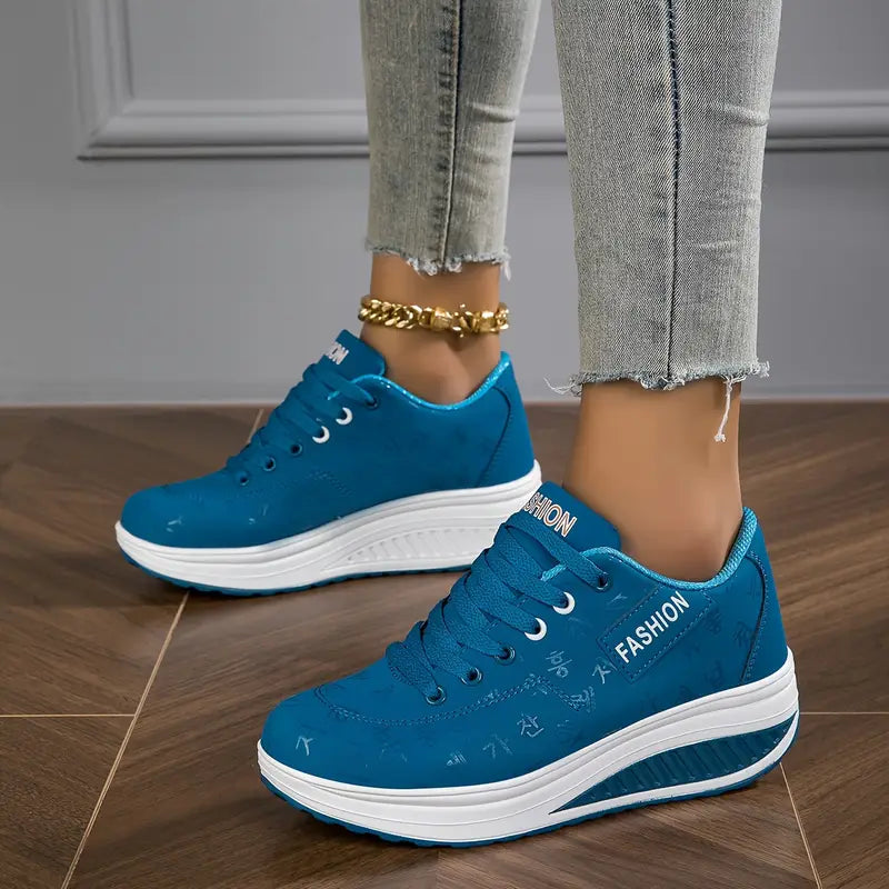 Qira - Platform Lace-Up Sneakers