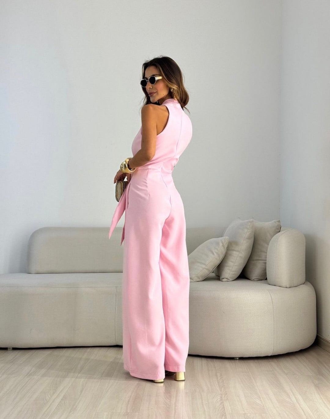 Ismerie - Fluid Wide-Leg Jumpsuit