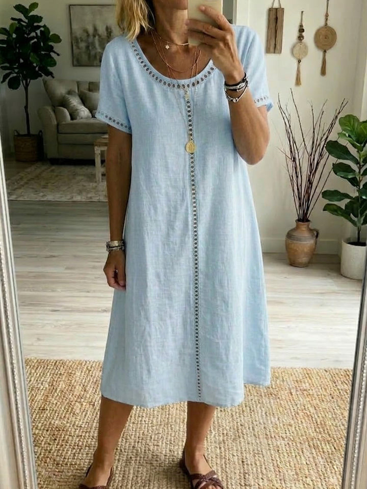 Josslyn - Short Sleeve Midi Dress