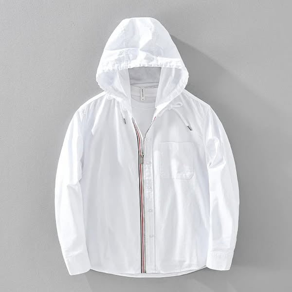 Jexon - Lightweight Linen Hooded Shirt