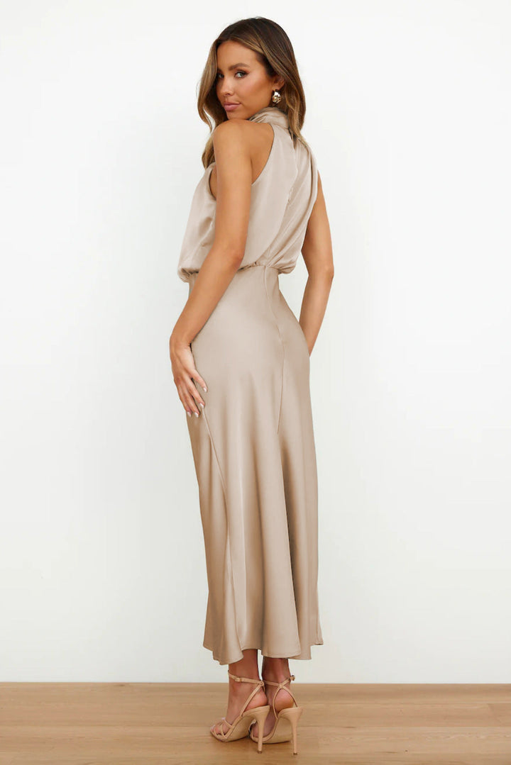 Theodosia - Draped Maxi Dress