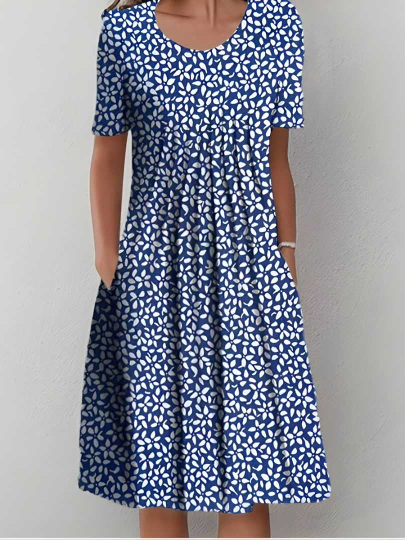 Amelia - Soft-Touch Pleated Dress