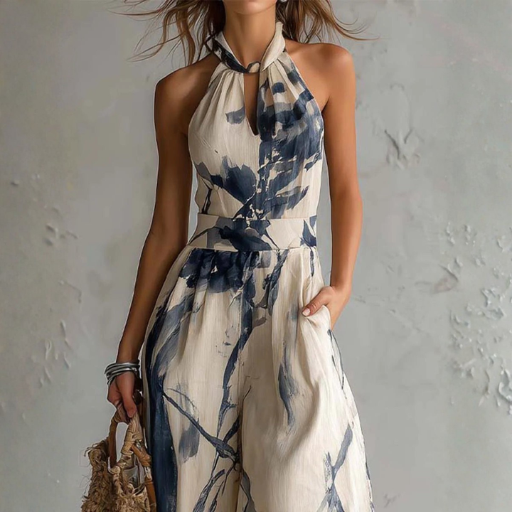 Rosalba - Artistic Print Jumpsuit