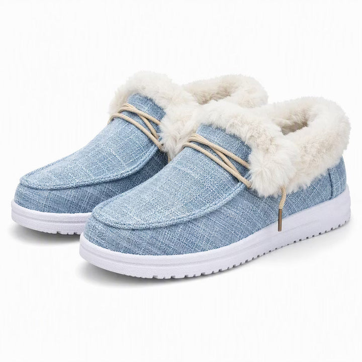 Aviva - Plush Lined Comfort Slip-On Shoes