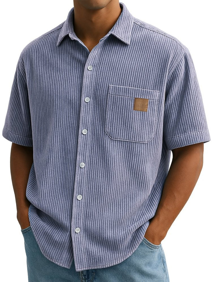 Anwick - Soft-Touch Ribbed Shirt