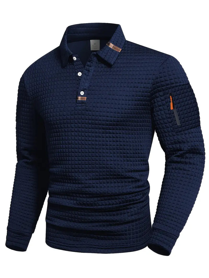 Reeve - Textured Polo Shirt
