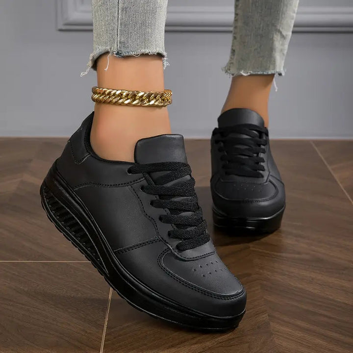 Qira - Platform Lace-Up Sneakers