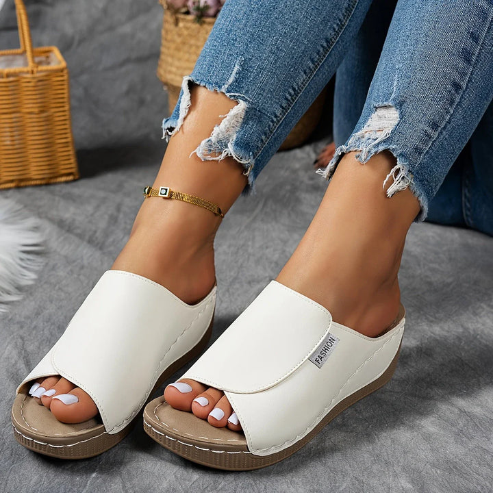 Verena - Platform Slip-On Sandals