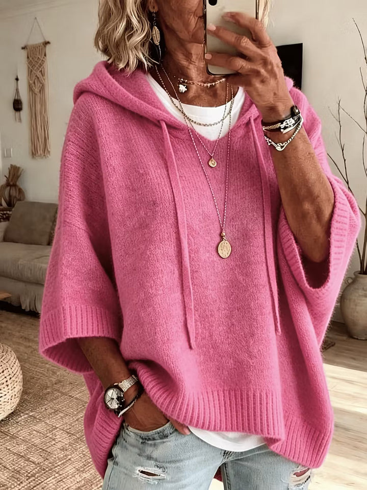 Zoralisse - Cozy Oversized Hooded Sweater
