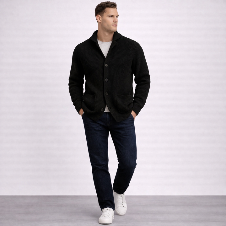 Quentin - Ribbed Cardigan
