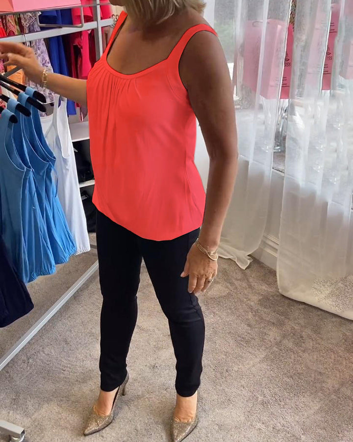 Corina - Soft-Touch U-Neck Tank Top