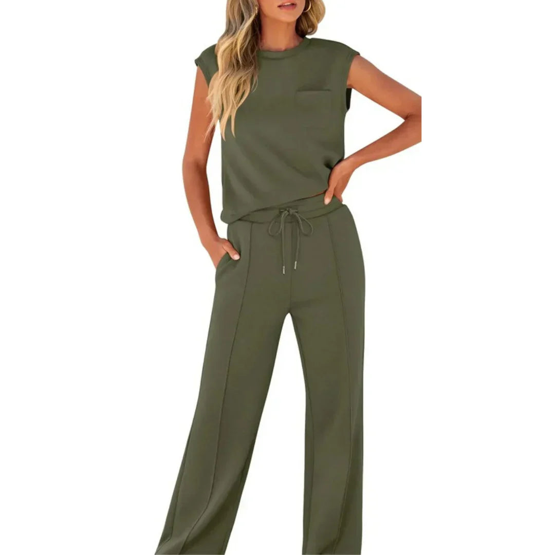Tivaya - Soft-Touch Lounge Co-ord Set