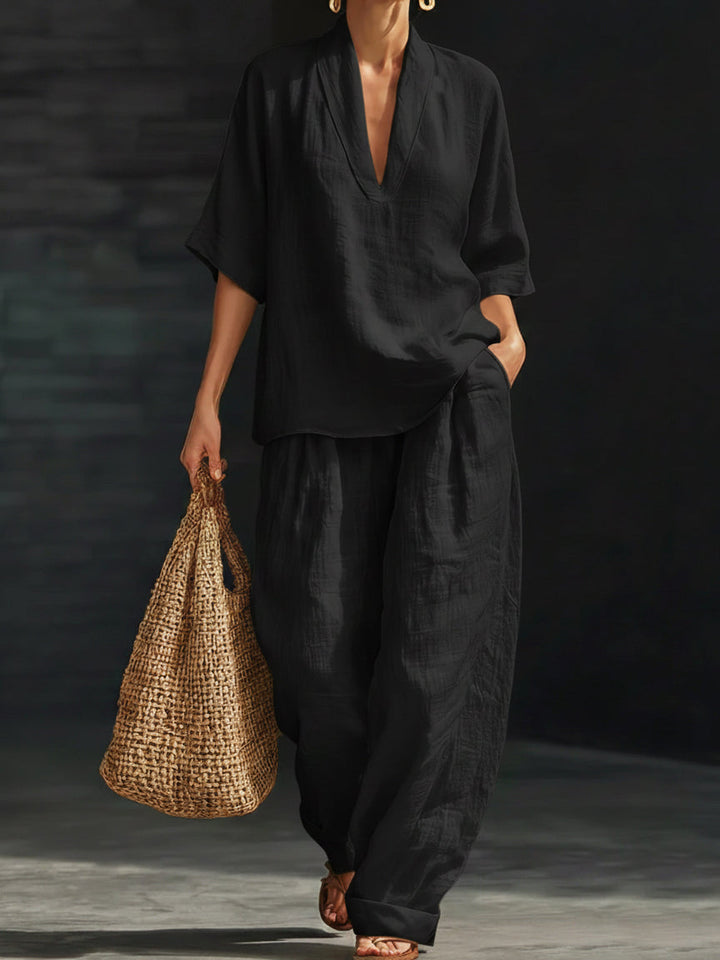 Noressa - Effortless Linen Two-Piece Set