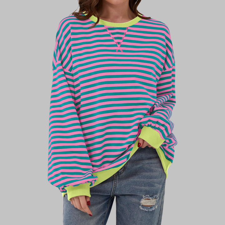 Amelia - Soft-Touch Striped Jumper