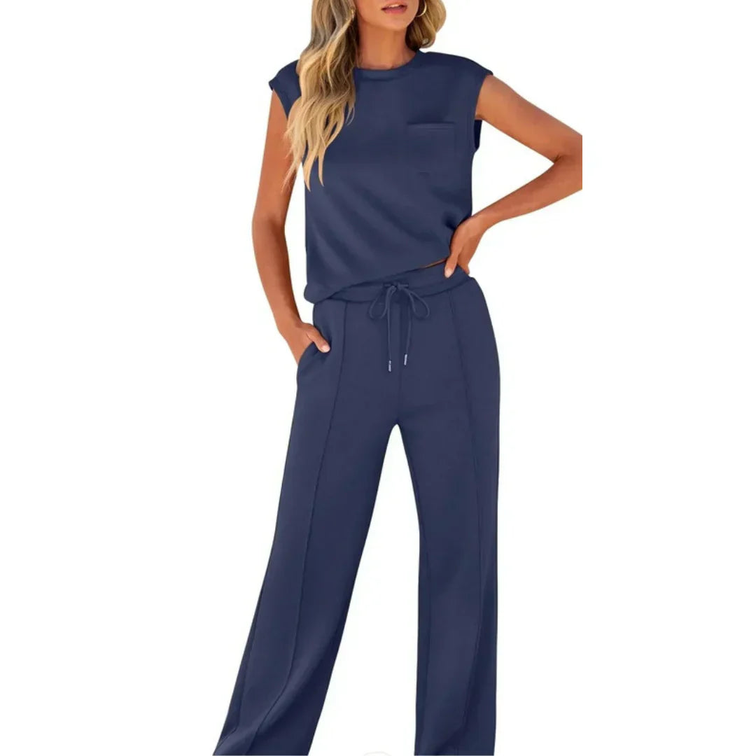 Tivaya - Soft-Touch Lounge Co-ord Set