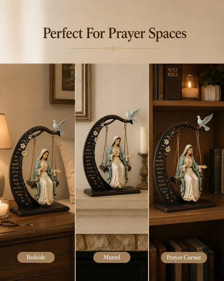 Calienne - Our Lady Swing Tabletop Statue