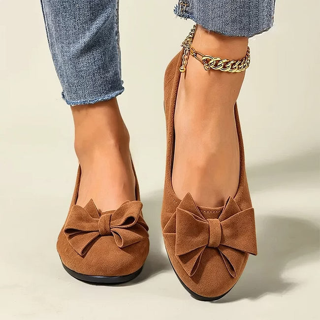 Disa - Bow Detail Comfort Ballet Flats