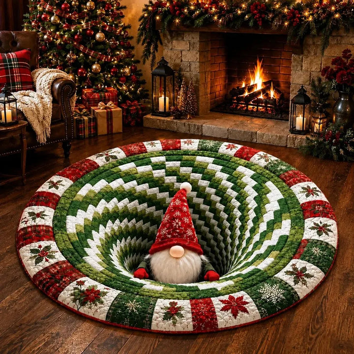 Adelie - Festive Christmas Round Rug