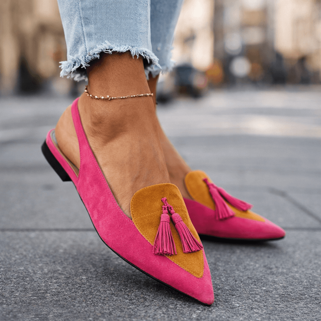 Delisia - Artisanal Tassel-Strap Sandals