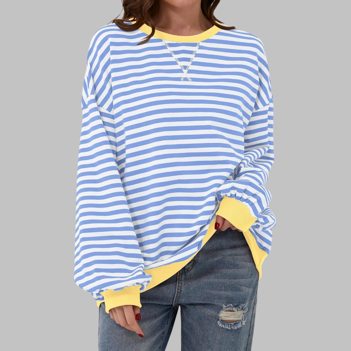 Amelia - Soft-Touch Striped Jumper