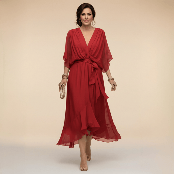 Mirabelle - Airy V-Neck Dress