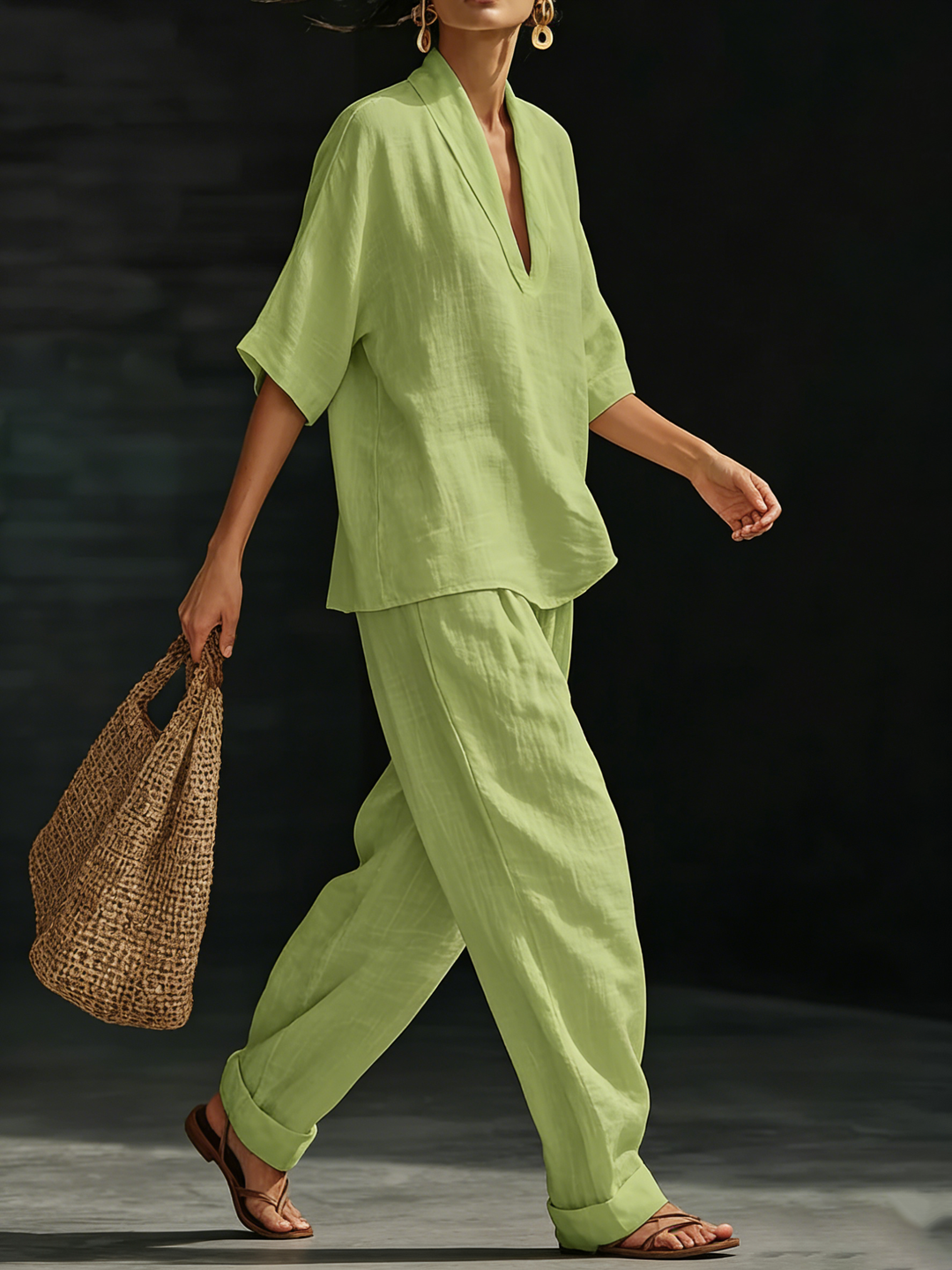 Noressa - Effortless Linen Two-Piece Set